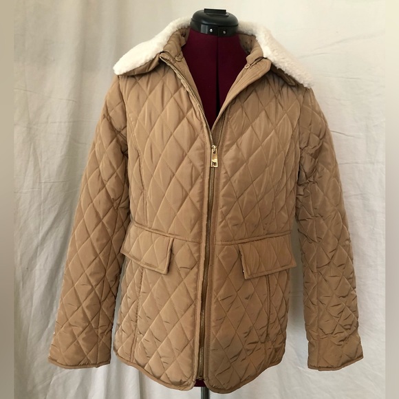 (NWOT) Michael Kors Tan Winter Coat - Picture 2 of 5